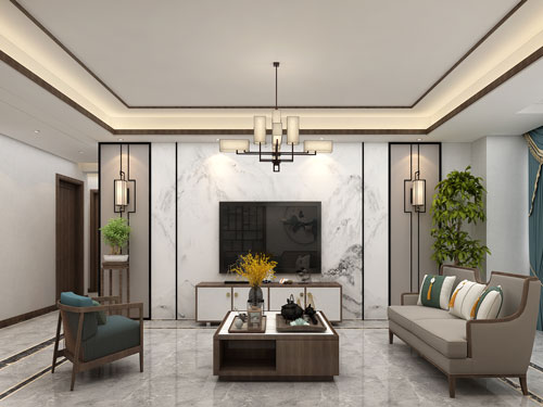 寶湖花園180平米新中式裝修效果圖 寶湖花園180平米新中式裝修效果圖