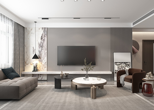 民生二號院130平米現代簡約風格效果圖 民生二號院130平米現代簡約風格效果圖