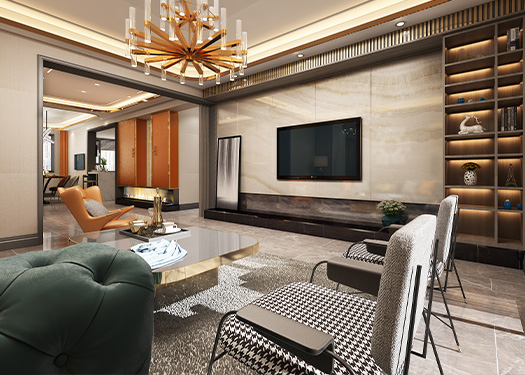 興慶府大院159平米現代輕奢風格效果圖 興慶府大院159平米現代輕奢風格效果圖