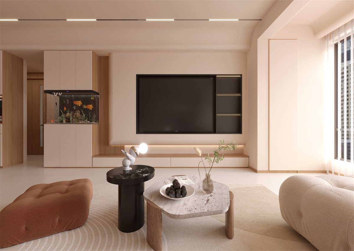 中海九樾143㎡ | 原木奶油風(fēng)的家，越看越愛(ài)！