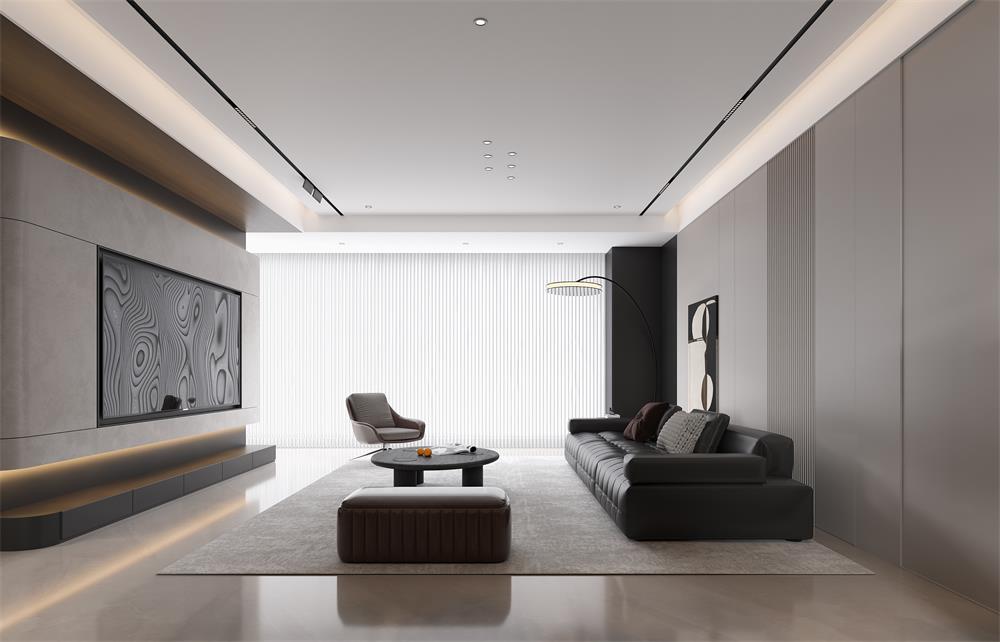 中海華樾133㎡ | 看不膩的「黑白極簡」王炸組合！高級感原地封神！