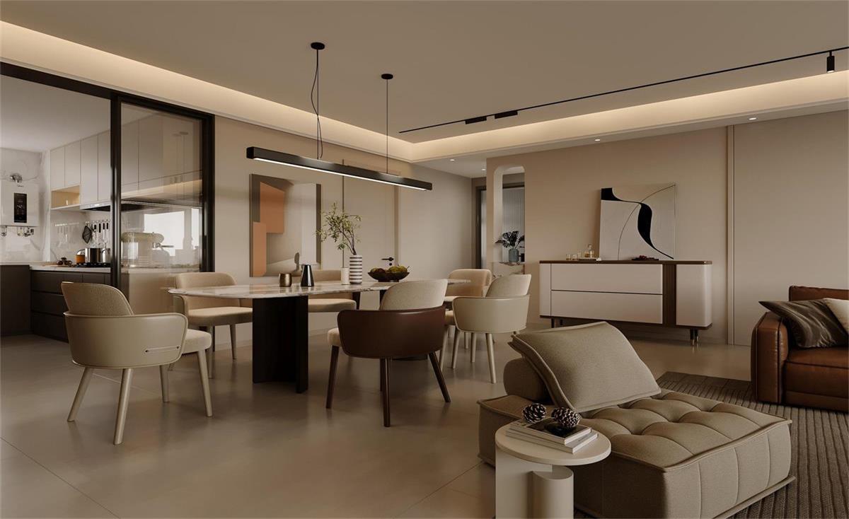 中海華樾 | 現(xiàn)在裝修都內(nèi)卷成這樣了？！從玄關(guān)就開始美哭的143㎡現(xiàn)代風(fēng)