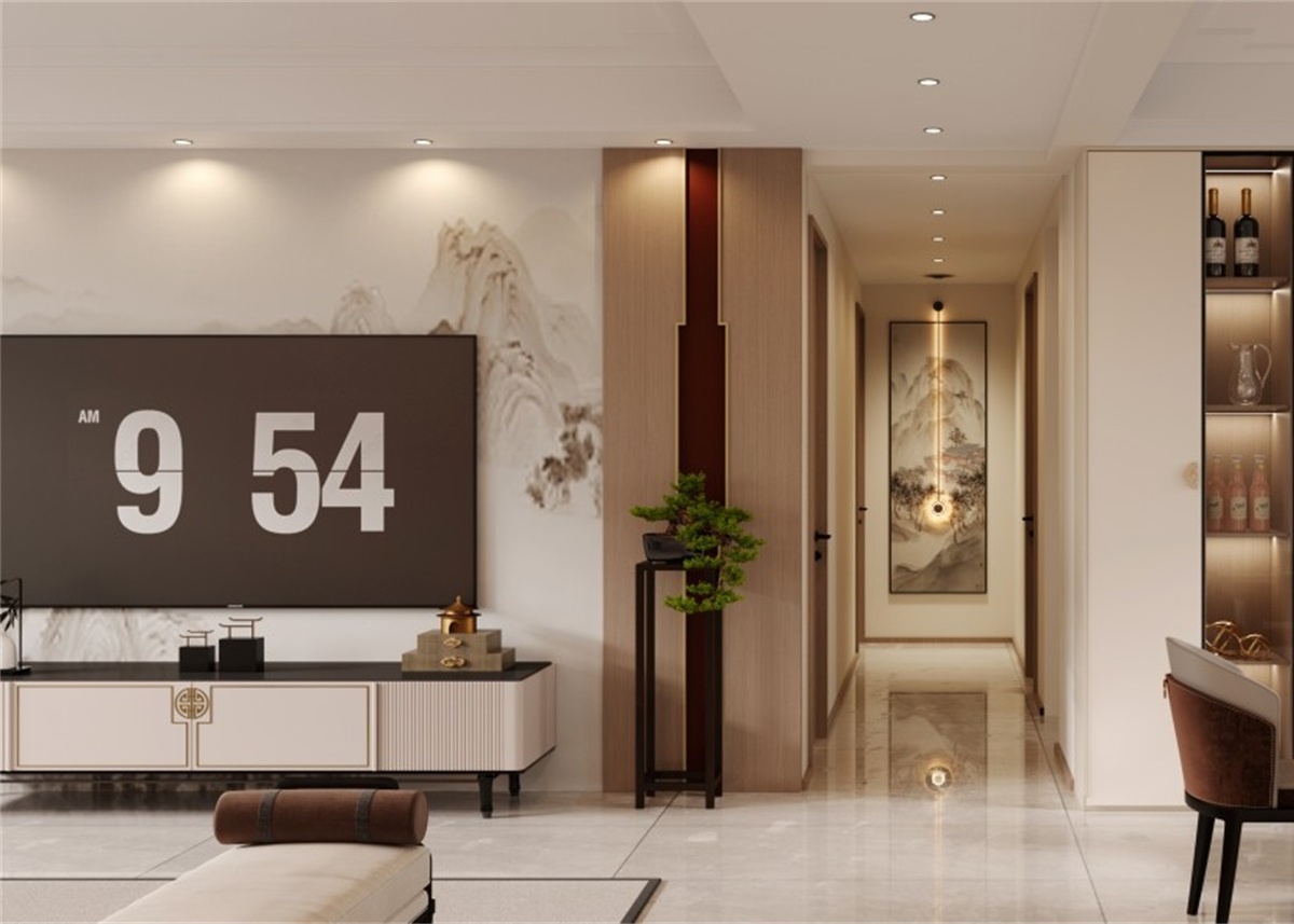 中海華樾185㎡ | 新中式到底有多絕？東方美學(xué)直接拿下一家老??！